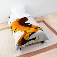 Champloo Sunflower Samurai Flower Silhouette Comforter
