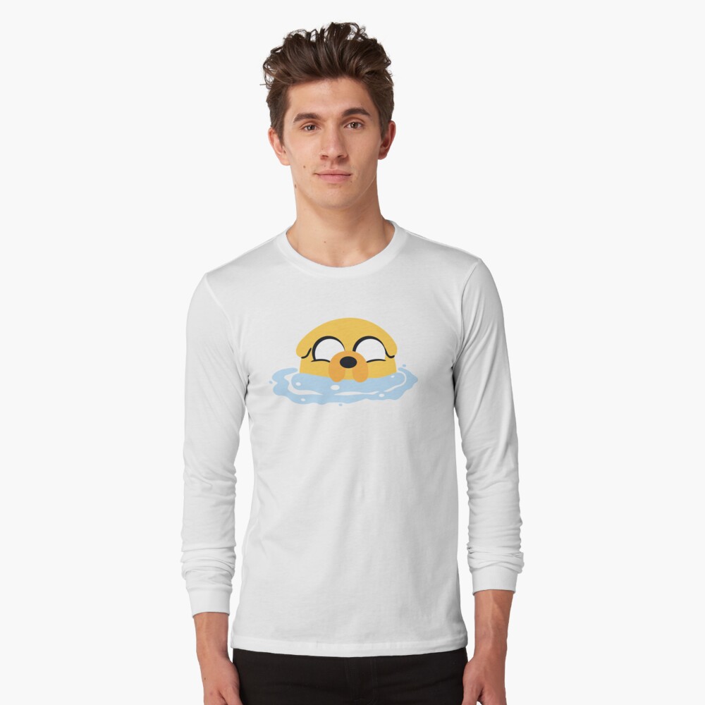 Baño de burbujas Jake (Hora de aventura) Camiseta de manga larga