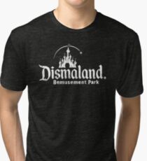 Black and white Dismaland Tri-blend T-Shirt