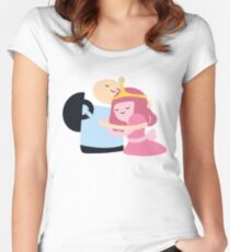 Camiseta entallada de cuello ancho Adventure Cuddles (Hora de aventura)