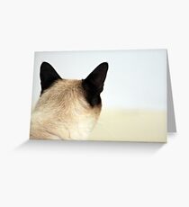 C A T Greeting Card