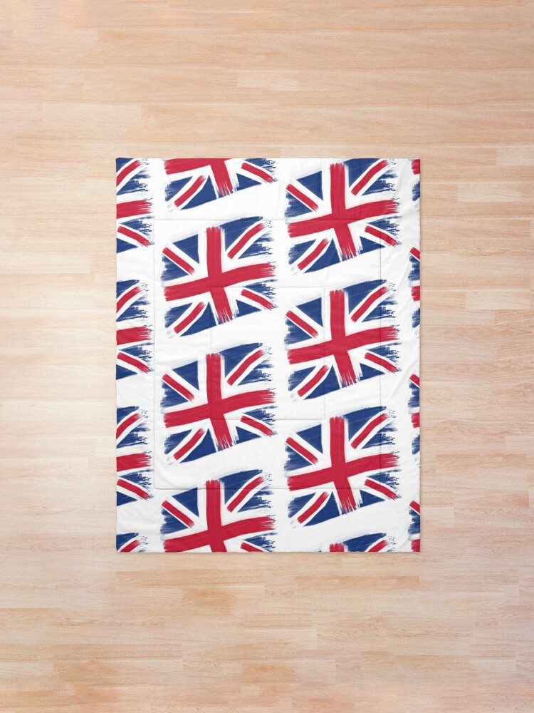 Uk Union Flag Comforter By Akkaps Redbubble