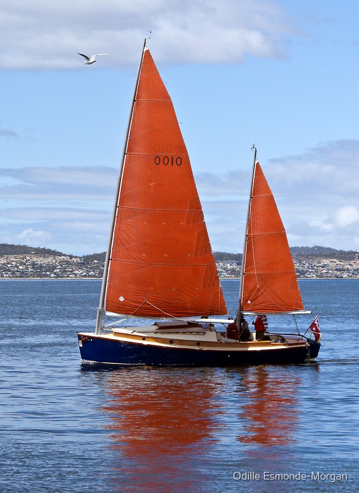 "Tasmania Wooden Boat festival Red Sails 2" by Odille