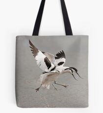 Dancing Avocets Tote Bag