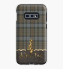 TARTAN LEATHER JE SUIS PREST Case/Skin for Samsung Galaxy