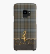 TARTAN LEATHER JE SUIS PREST Case/Skin for Samsung Galaxy