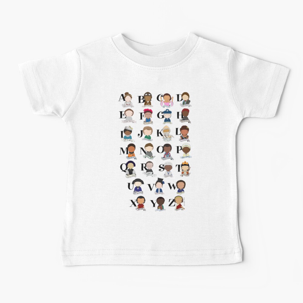 Awesome Woman Alphabet Baby T-Shirt