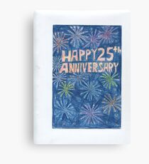 25th Anniversary Canvas Print