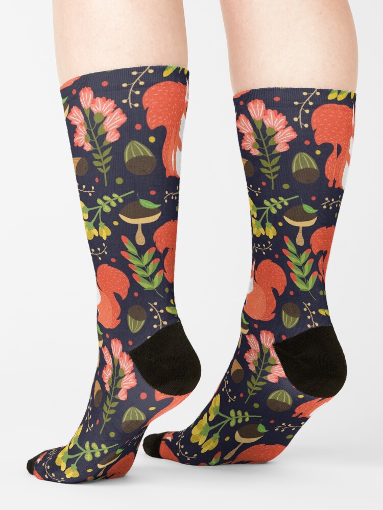 Alternate view of Squirrels Socks