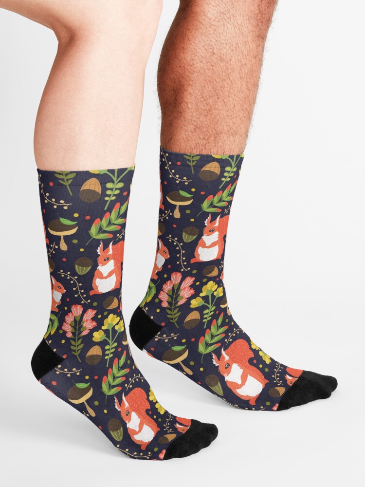 Alternate view of Squirrels Socks