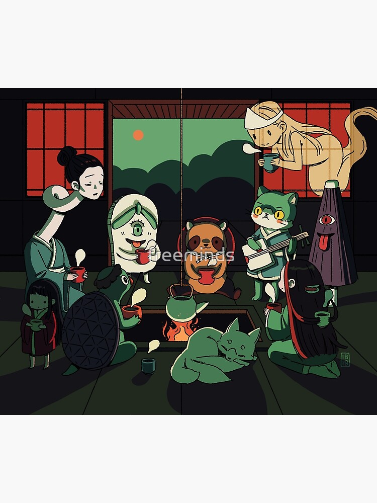 Yokai Tea Party by freeminds