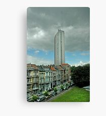 Towering Brussels Canvas Print