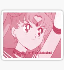 Feminist Sailor Moon Quote Sticker