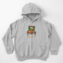1908 Cabriolet Ford Model T Kids Pullover Hoodie