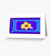 Daffodil with tears Greeting Card