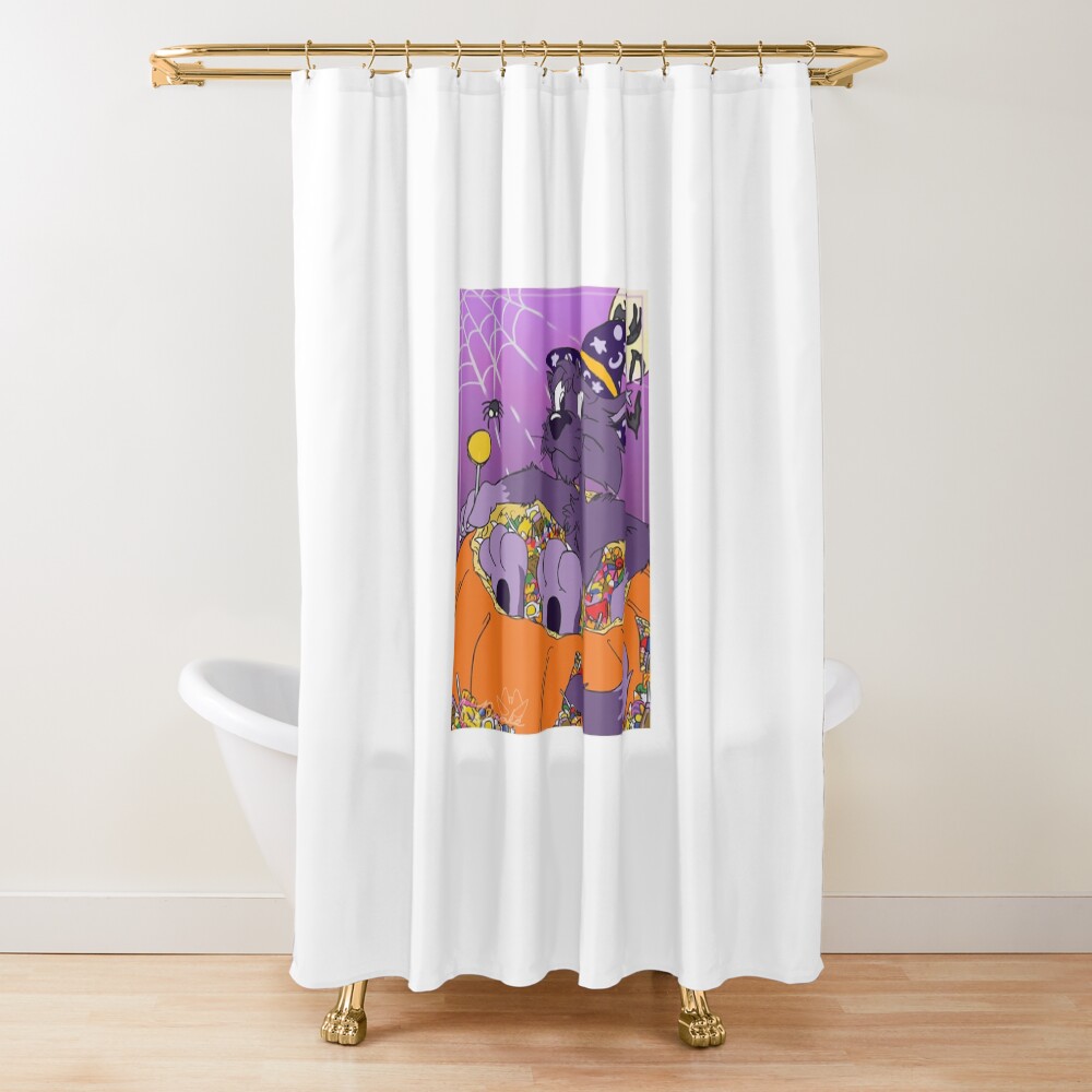 Halloween Hot Tub Shower Curtain
