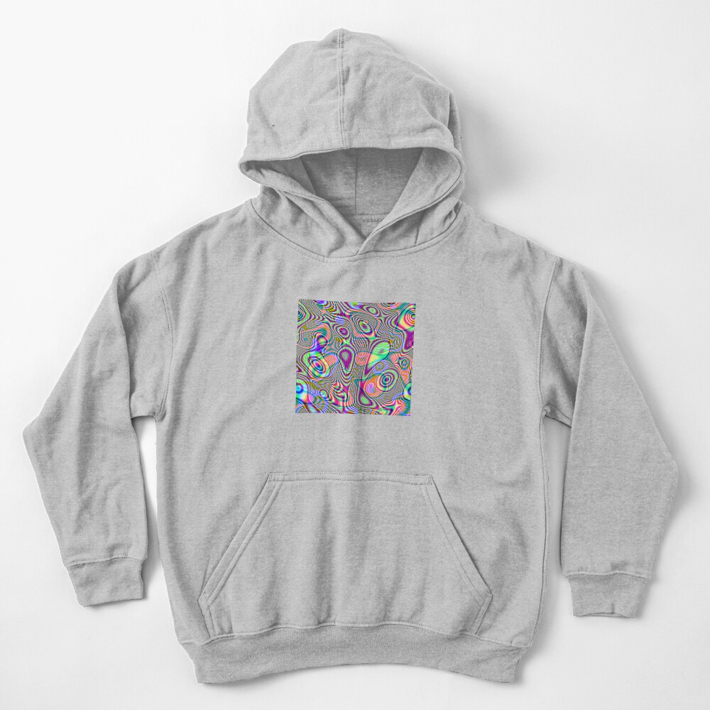 Abstraction #E Kids Pullover Hoodie