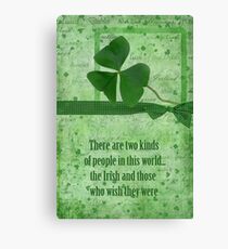 Lucky Green Canvas Print