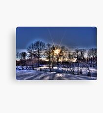 Tree Silhouette Canvas Print