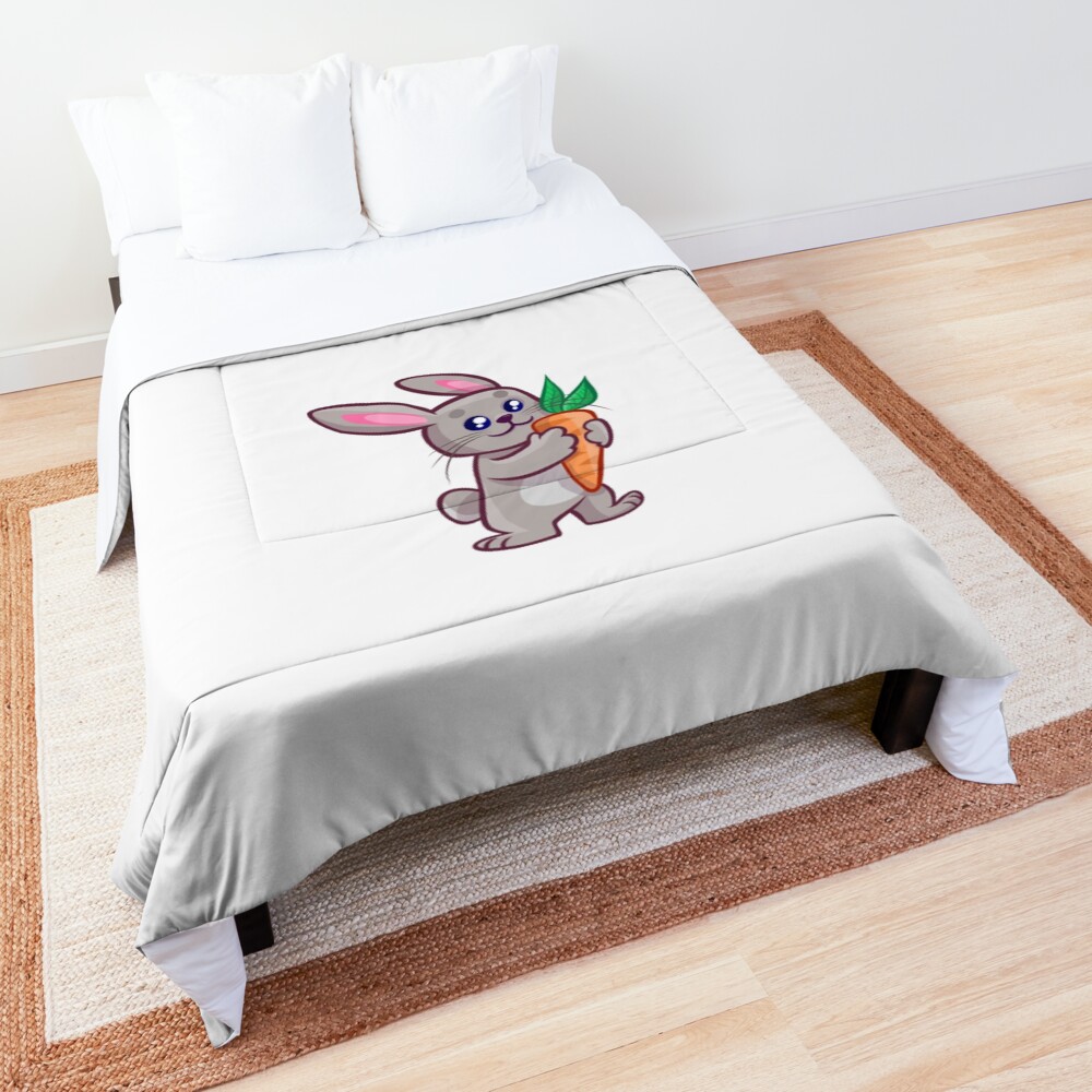 Little sister with cute animal design Comforter