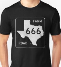 Camiseta ajustada Texas Farm Road 666
