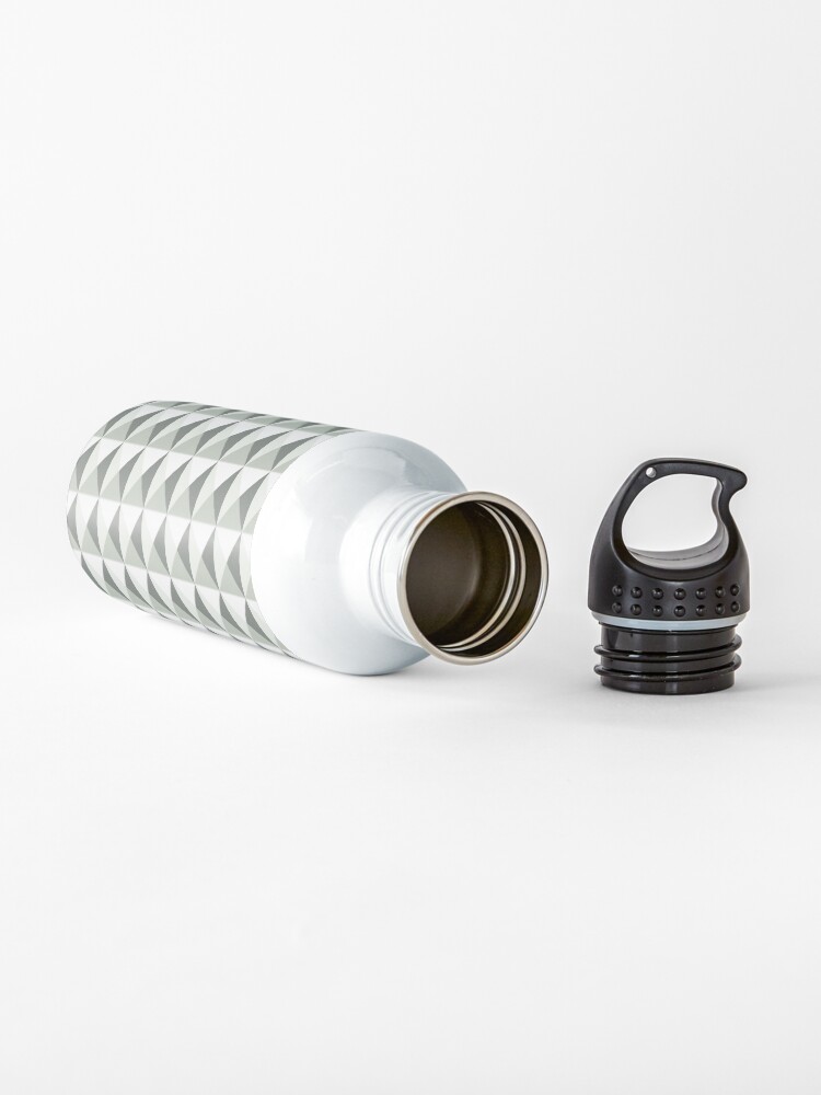Alternate view of Geometric Pattern: Pyramid: Moss Water Bottle