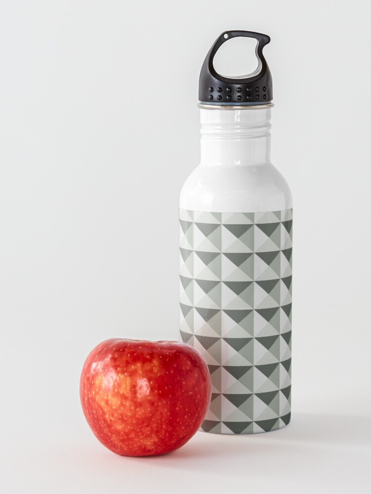 Alternate view of Geometric Pattern: Pyramid: Moss Water Bottle
