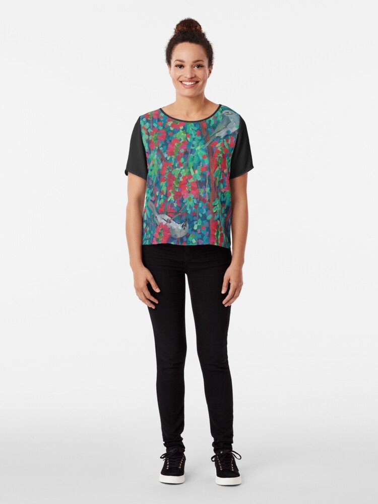 Alternate view of Sylvia Chiffon Top