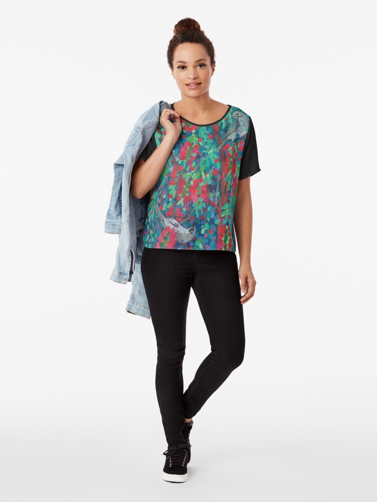 Alternate view of Sylvia Chiffon Top