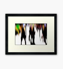 Pedestrians Framed Print