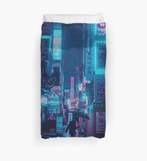 Night In Seoul Duvet Cover