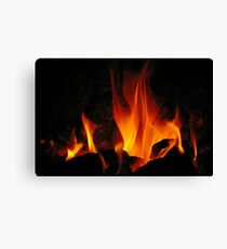 Fireplace Canvas Print