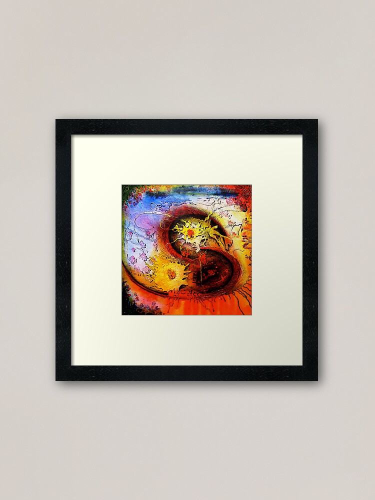 Alternate view of Space Breakfast Framed Art Print