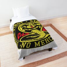 Cobra Kai - Strike First. Strike Hard. No Mercy. Comforter