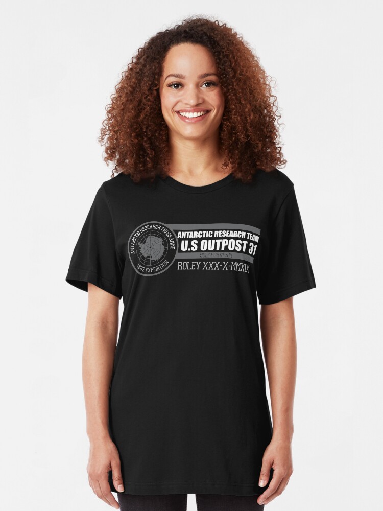 Alternate view of Antarctic Research Team - Roley Slim Fit T-Shirt