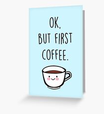 Coffee Greeting Card