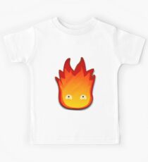 Camiseta para niños Calcifer! Aullidos en movimiento castillo.