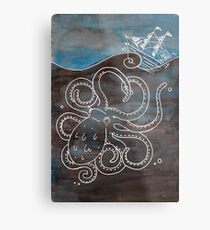 Kraken Metal Print