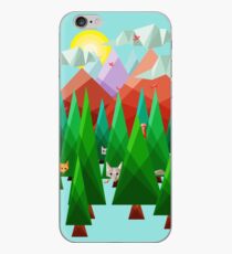 Abstract Landscape iPhone Case