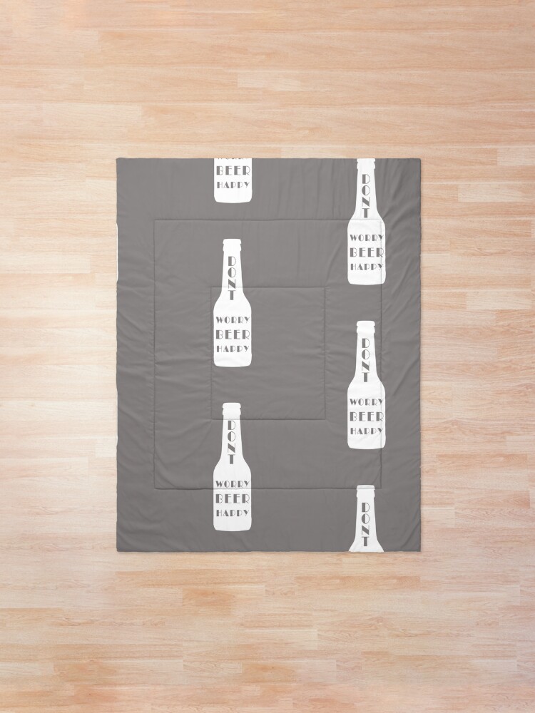 Alternate view of Don't Worry Beer Happy Comforter