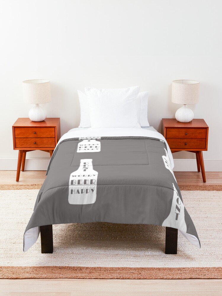 Alternate view of Don't Worry Beer Happy Comforter