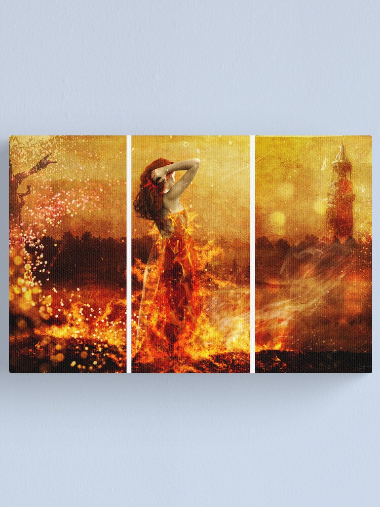 Alternate view of Fire Canvas Print