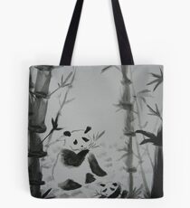Panda snack time Tote Bag