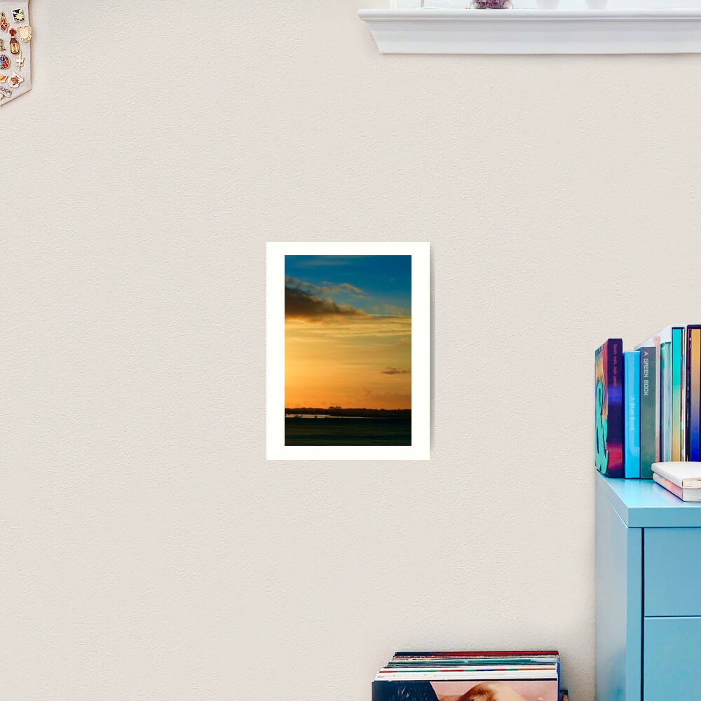 Aldeburgh sunset Art Print