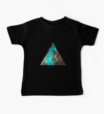 Green Galaxy Triangle Baby Tee