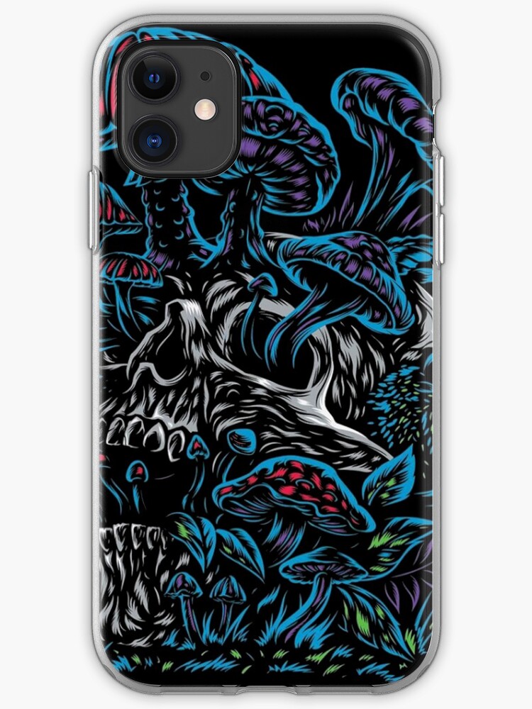 Mushroom Blue Green Pattern iPhone 11 case Mushroom Blue Green Pattern iPhone 11 case
