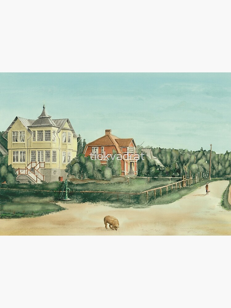 Sveavägen, Duvbo, Sundbyberg, Sweden, circa 1920 by tiokvadrat