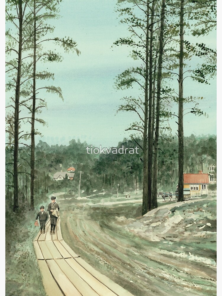 The Way to Duvbo, Sundbyberg, early 1900s by tiokvadrat