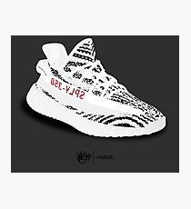 Yeezy Zebra Photographic Print