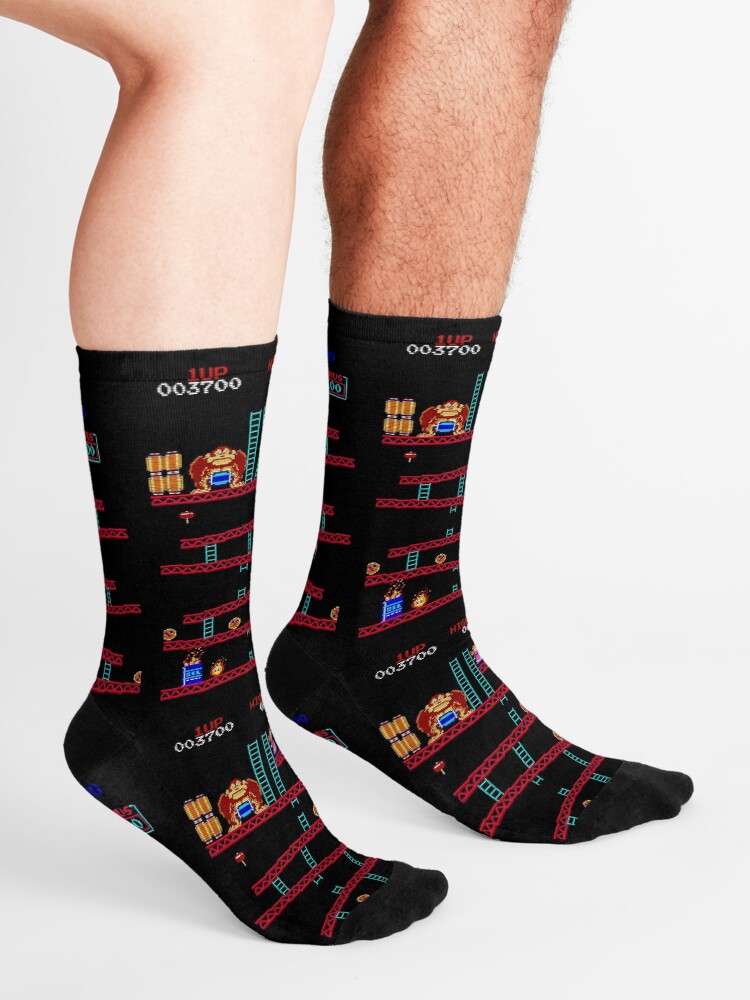 Alternate view of Donkey Kong Arcade Socks